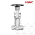 2500Lb Dn20 Industrial Globe Valve Sw Globe Valve Pressure Seal Bonnet