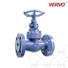 1-1/2 Inch Cl300 Industrial Globe Valve Dn40 Rf Flanged Forged Steel