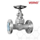 Monolithic Forged Stainless Steel Flange Manual Globe Valve