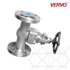 Monolithic Forged Stainless Steel Flange Manual Globe Valve