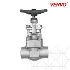 Forged Steel Globe Valve Stainless F304 1inch Dn25 800lb Sw Needle Globe Valve Stainless Steel Valves Outside Screw