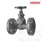 0.75 Inch Api 602 Forged Steel Globe Valve Pn 100 Rising Stem Globe Valve Bolted Bonnet