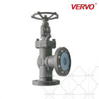 Forged steel a105 Angle flange globe valve globe valves flow direction