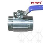 Dn20 2 Piece Floating Ball Valve Stainless Steel 316 3/4" 150lb Fnpt Api608 Full Bore And Reduce Bore