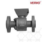 Dn25 2 Piece Ball Valve Forged Steel A105 1inch 600lb Rf Flanged Full Bore And Reduced Bore Ball Valve API608 Bare Stem