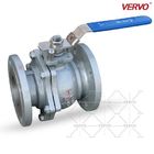 DN80 2pcs Ball Valve Cl150 Rf WCB Floating Type Casting Steel Carbon Steel Side Entry Ball Valve Fire Safe Design