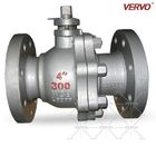 CL300 FF A216 WCB 4 Inch Flanged Ball Valve API 6D DN100 Carbon Steel 2 Piece