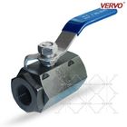 Dn15 Hex Ball Valve 3/4 Inch 3000PS Lever Floating Type Ball Valve Carbon Steel Ball Valves One Piece Ball Valve