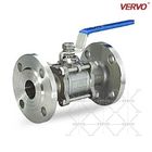 Dn25 3pcs Ball Valve 1000wog RF Wcb 3 Piece Cast Stainless Steel Body Full Bore Ball Valve RF Flanged Ball Valve