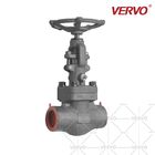 3 Inch Forged Steel Vacuum Globe Valve Dn40 SW Class 800 Control For Water Oil Steam