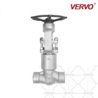 2500Lb Dn20 Industrial Globe Valve Sw Globe Valve Pressure Seal Bonnet