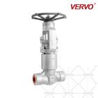 2500Lb Dn20 Industrial Globe Valve Sw Globe Valve Pressure Seal Bonnet