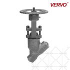 F91 Industrial Globe Valve DN25 1 Inch 2500LB Manual Y Pattern Pressure Self Sealing Butt Weld