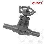 Forged metal seated Gate Valve Forged Carbon Steel Dn20 800lb Long Welded Short Pipe At Both Ends With Nipple Gate Valve