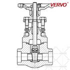 Reduce Bore Gate Valve Forged Steel Stainless Steel A182 F304 1/2 Inch Gate Valve Dn15 PN20 Npt Bolted Bonnet Stock