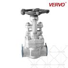 Reduce Bore Gate Valve Forged Steel Stainless Steel A182 F304 1/2 Inch Gate Valve Dn15 PN20 Npt Bolted Bonnet Stock