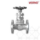 Monolithic Gate Valve API602 Forged Stainless Steel DN20 150LB RF Flanged Gate Valve Full Port Gate Valve ISO 9001