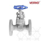 Integral Gate Valve Forged Steel A105N 1 Inch DN25 300LB Flange RF Oil Free ISO 9001 Certified Industrial Valves