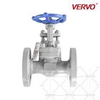 Integral Gate Valve Forged Steel A105N 1 Inch DN25 300LB Flange RF Oil Free ISO 9001 Certified Industrial Valves