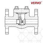 API602 Swing Check Valve 0.5Inch Check Valve Non Return Valve DN15 600LB No Oil Degreasing Paint Check Valve Flange Type