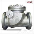 BS 1868 14 Vertical Swing Check Valve Class 300 DN350 RF Flanged Wcb Full Bore API6D