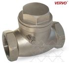 Cf8m Swing Check Valve Full Bore DN32 200 Lb Npt Asme 16.34 Forged Steel Check Valve