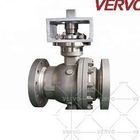 Casting Steel Trunnion Ball Valve CF8M 300Lb RF Worm Operated