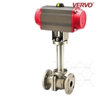 Pneumatic Actuated Cryogenic Ball Valve Floating Type Soft Metal Seat Ball Valve