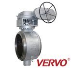 Pneumatic API 609 Butterfly Valve Wafer Type Duplex Stainless Steel