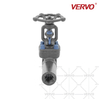 800LB Flanged Gate Valve Long Welded Short Pipe Forged Carbon