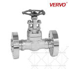 1500LB Welded Flanged Gate Valve Stainless Steel Monolithic