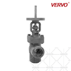 Electric Polished Rod Angle Globe Valve 800LB Socket Welded