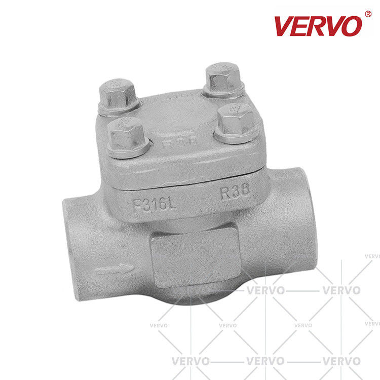 China Stainless Steel Check Valve Forged Steel Check Valve Class 800 Stainless Steel 1Inch 800LB Check Valve SW API602 Valve factory