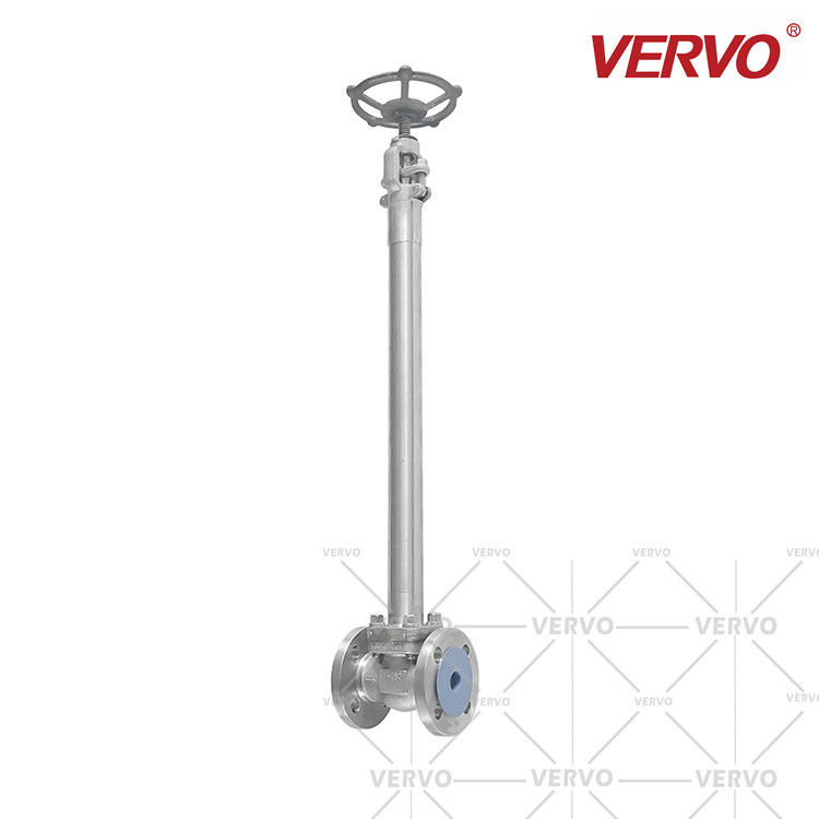 Rf Flanged Cryogenic Valve Bolted Extended Bolted Bonnet Gate Valve 1 Inch Dn25 150lb  F304