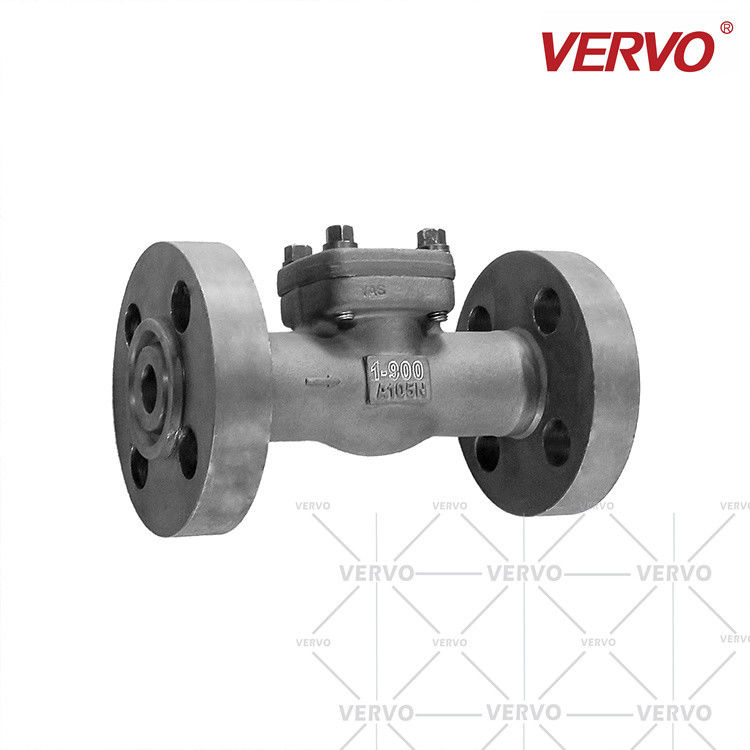 China 1 Inch Dn25 Class 900 Bolted Bonnet Swing Check Valve Forged A105N Integral Flange Rf Nrv factory