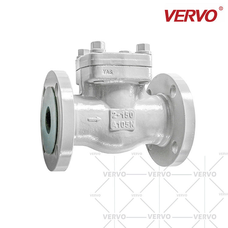 China Silence Sping Lift Check Valve Forged Steel A105 2 Inch Dn50 150LB Vertical Lift Check Valve Piston Lift Check Valve factory