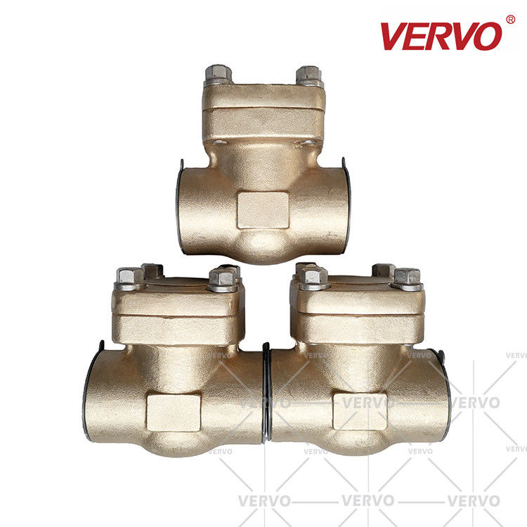 China C95800 Aluminium Bronze Swing Check Valve 2&quot; Dn50 Npt Nrv 800# Socket Weld Check Valve factory