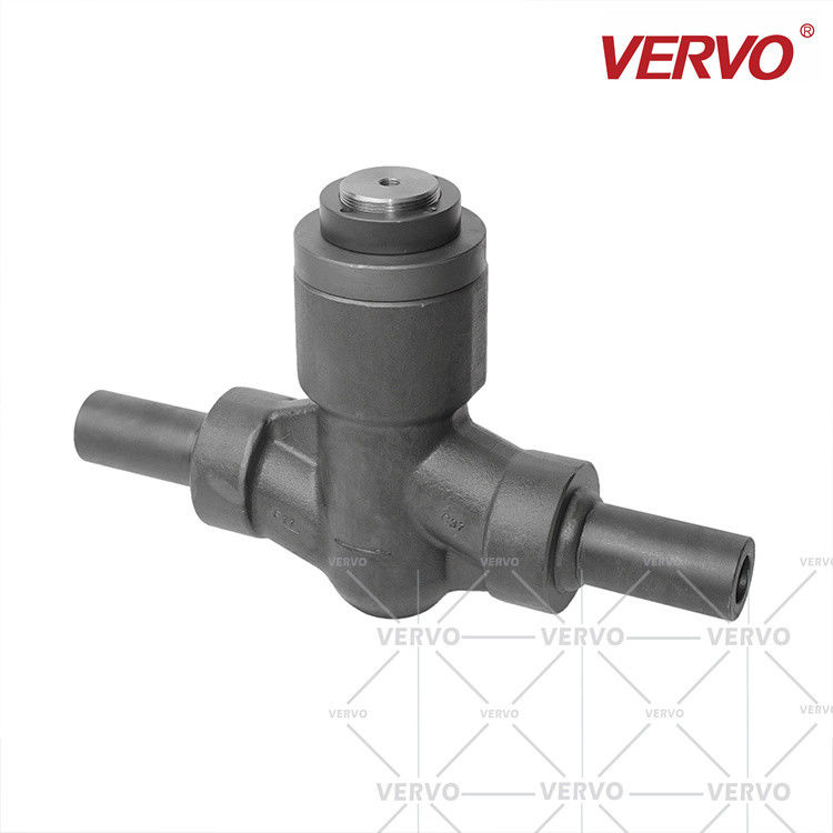 API602 Pressure Seal Forged Steel Check Valve Nipple 1&#039;&#039; 25mm Piston Lift