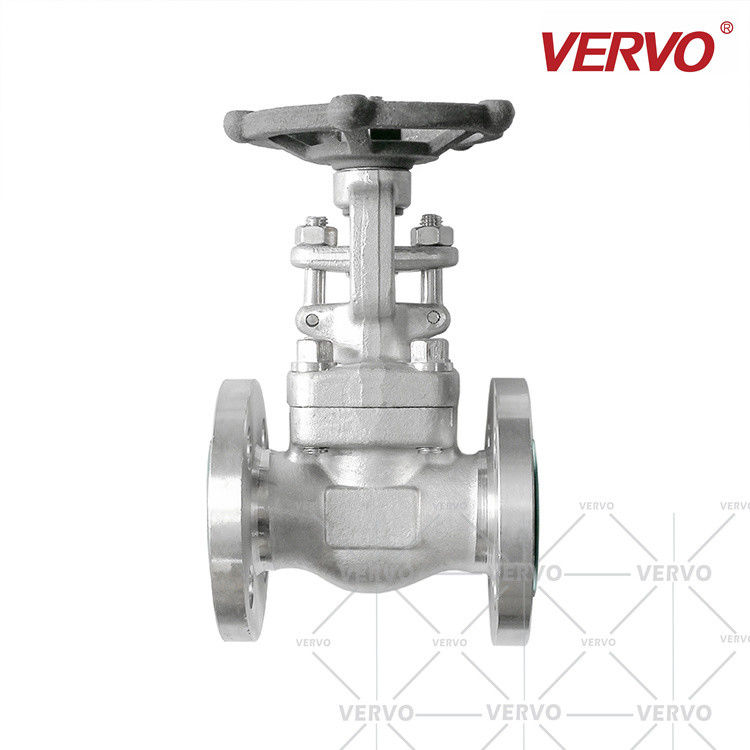 China Monolithic Gate Valve Forged Stainless Steel F304 1 Inch Dn25 150lb Rf  Flanged Handwheel factory