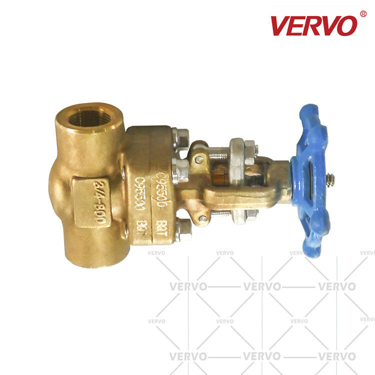 China Gate Valve Forged Steel Aluminum 3/4 Inch Dn20 800lb Npt Handwheel Bronze And Brass Stem factory