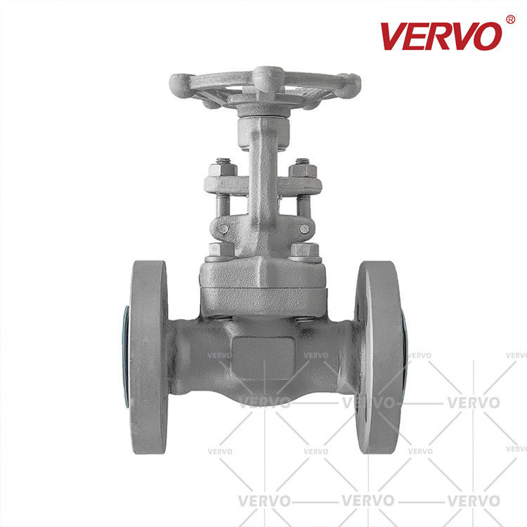 China Full Bore Gate Valve Forged Steel A105N 1/2 Inch DN15 PN25 RF Flange Gate Valve 0.5mm Gate Valve Solid Wedge Gate Valve factory