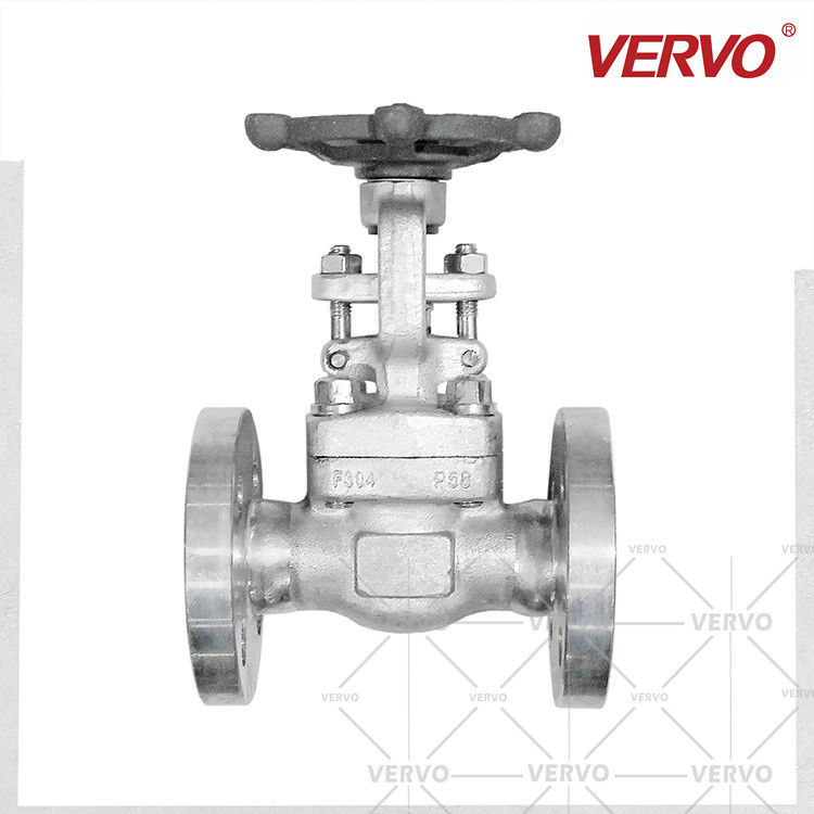 China Solid Wedge Gate Valve Metal Seated Gate Valve Stainless Steel F304 1/2 Inch Dn15 1500lb Welded Flanged Gate Valve factory