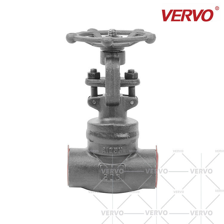 Industrial Gate Valve Forged Steel Gate Valve Carbon Steel A105N 1 Inch Dn25 800lb Weld Bonnet Gate Valve Solid Gate