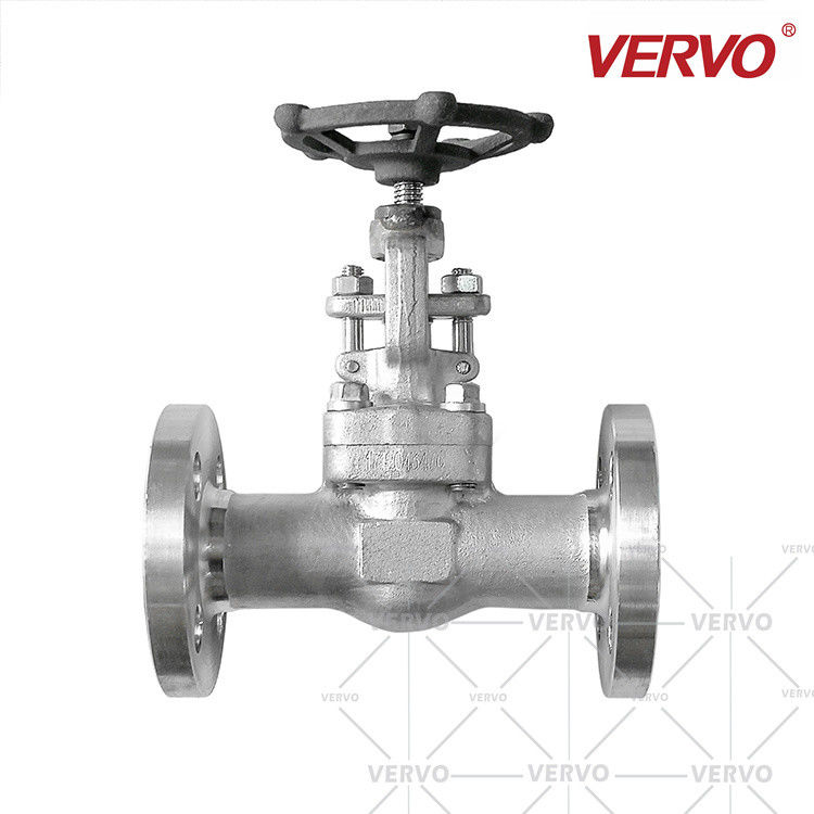 Monolithic Forged Stainless Steel Flange Manual Globe Valve