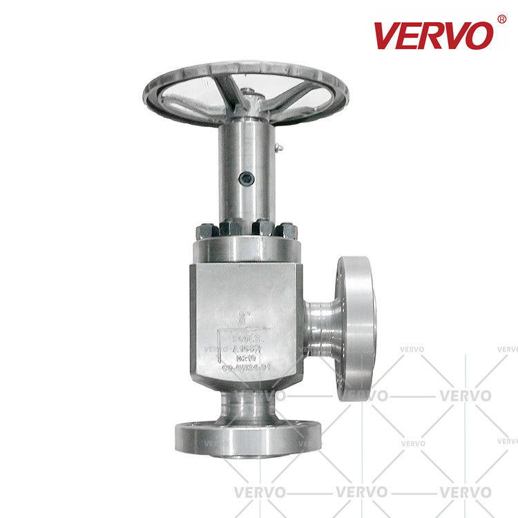 90 Degree Angle Globe Valve Dn50 2 Inch 900lb Stainless Steel F304L