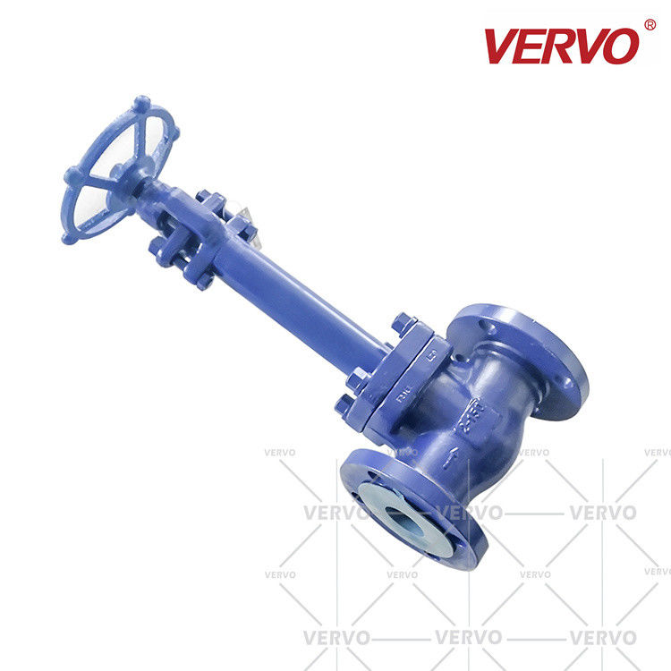 China Forged stainless steel cryogenic globe valve 2inch extension stem factory