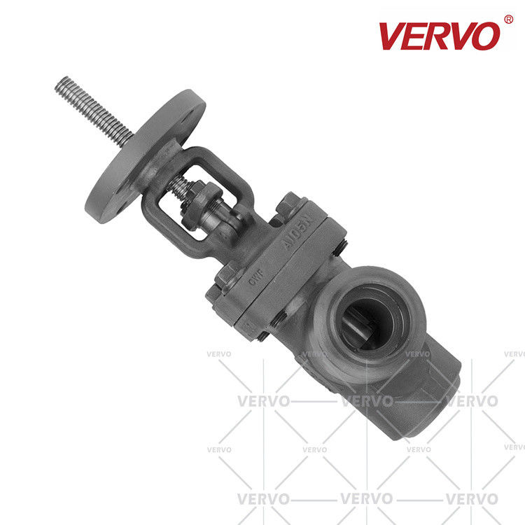 China 800LB Electric Polished Rod Angle Globe Valve factory