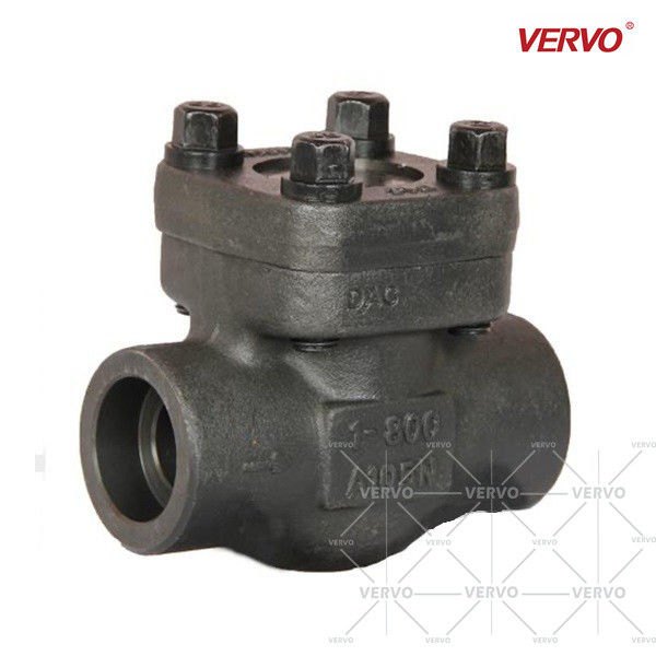 China Bolted Bonnet Forged Steel Check Valve Class 800 Socket Weld Swing Type A105N 1&quot; Dn25 factory