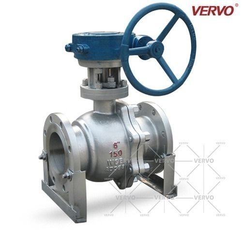 DN150 2 Pc Ball Valve A216 Wcb Rf Lcc Cast Steel A217 Wc5 Wc6 Wc9 A352 Lcb Lcc Bolted Body