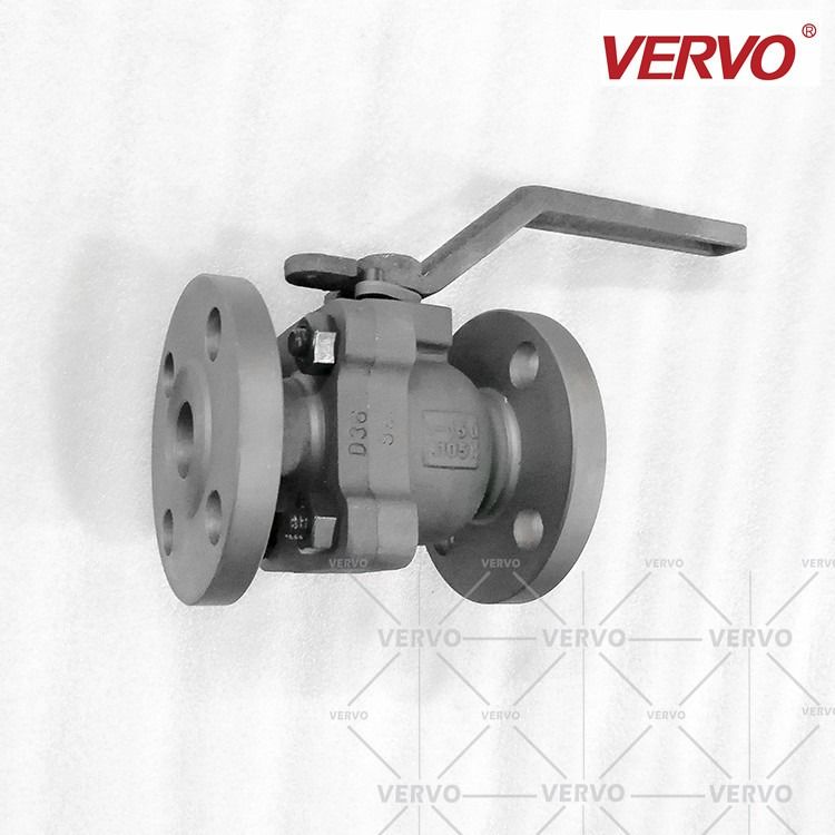 China DN20 Forged Steel Integral Forging Two-Piece Soft Seal Flange Ball A105 Plate-Type Forged Steel Ball Valve factory